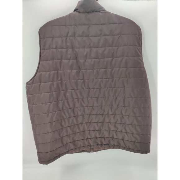 SONOMA Mens Size XXL Zip Brown Majesty Puffer Vest Lightweight Pockets - Picture 2 of 12